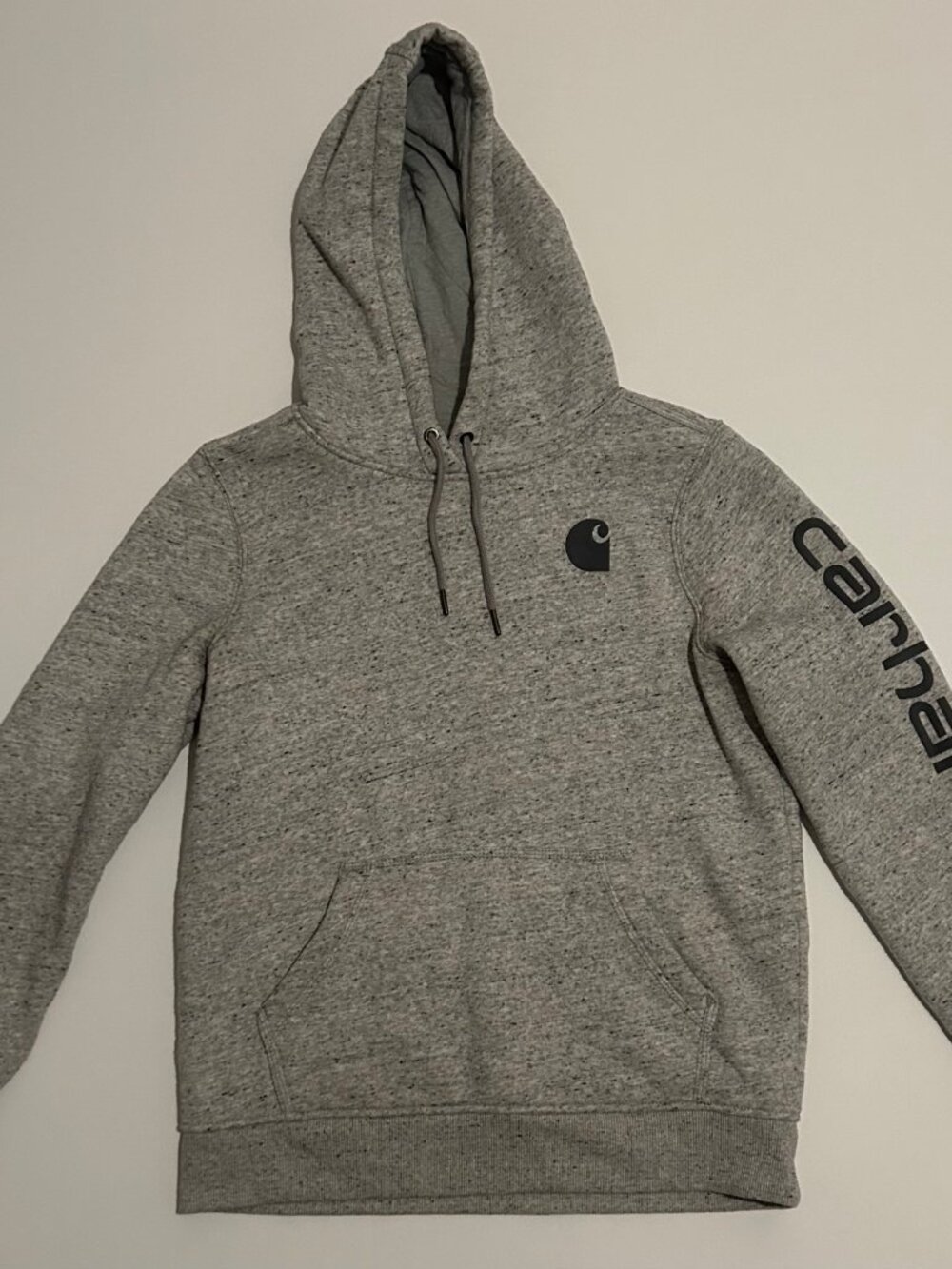Carhartt 2021 Sweater Mens M Loose Fit Gray Outdoor Hoodie Fleece Sweater